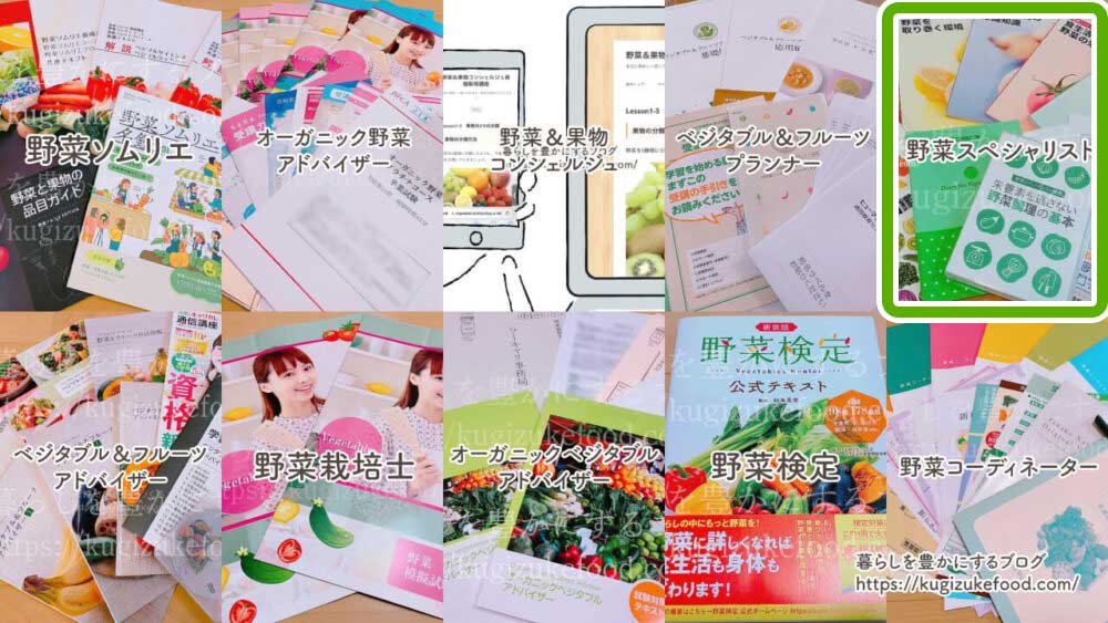 野菜資格一覧の種類比較!難易度と果物独学おすすめ通信講座