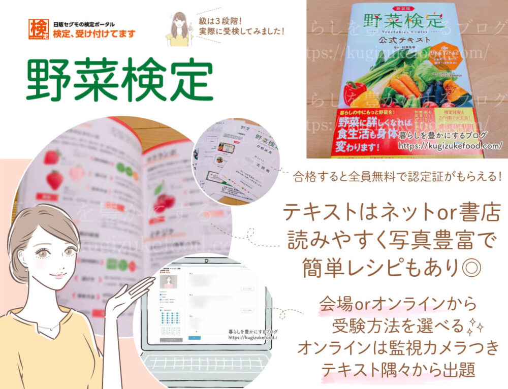 野菜検定試験のテキスト